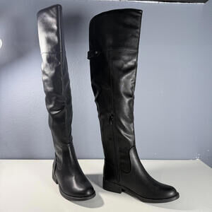Sun + Stone Black‎ Women's Knee-High Boots Size 5